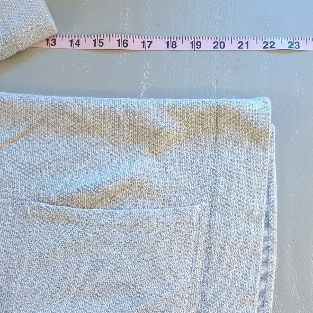 J. Jill Knit Sweatshirt‎ 3/4 Sleeve Funnel Neck Gray size Medium image 9